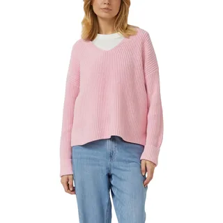 s.Oliver Grobstrickpullover mit V-Ausschnitt im Relaxed Fit