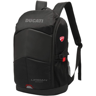 Ducati DUCATI, Urban für Fahrrad und Scooter, Sportrucksack Unisex Erwachsene, Schwarz, Einheitsgröße