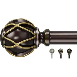 Stabile Teleskop-Gardinenstange Bronze 45-230cm