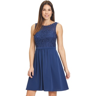 Vera Mont Damen 8636/4514 Kleid, Festival Blue, 42