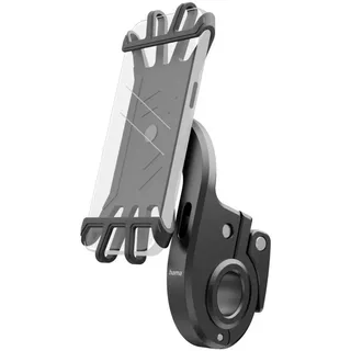 Hama Handyhalterung für E-Bike, schnelle Anbringung, Silikon, drehbar, universal