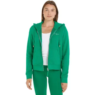 Tommy Hilfiger Damen Hoodie mit Reißverschluss 1985 Zipper, Grün (Olympic Green), M