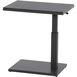 Siena Garden Gartentisch Rechteckig Anthrazit 40 cm x 60 cm