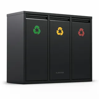 Klarstein Ordnungshüter 3 45 l Schwarz