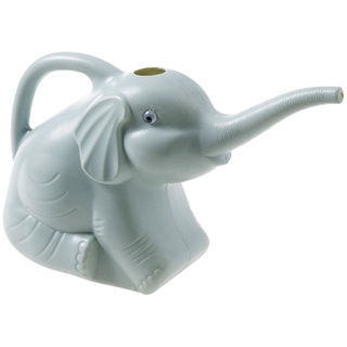 Fenteer 2 Liter Blumengießkanne Elefant Gartengießkanne Modern Gießkanne Kleine Dekogießkannen für Innen- und Außenbereich 30x12x18cm - Blau