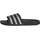Adilette Aqua Core Black/Silver Metallic 37