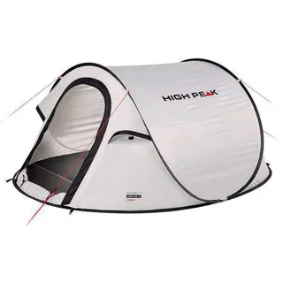 High Peak Wurfzelt Vision 2, Pop Up Zelt für 2 Personen, Festivalzelt freistehend, super leichtes Schnellöffnungs-Wurfzelt, 2000 mm wasserdicht, UV 60 Sonnenschutz, Ventilationssystem, Moskitoschutz