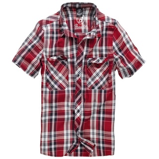 Brandit Textil Brandit Roadstar Shirt Hemd kurzarm rot, Größe 4XL