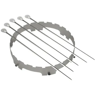 masuria wild Grillspieß Ø 600 mm Edelstahl silber