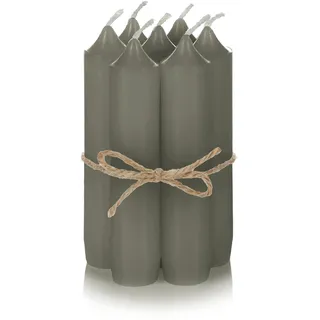 Nordstern Stabkerzen Dunkel-Grün 6er Pack - Kleine Kerzen für Kerzenhalter, Adventskranz oder als Baumkerze - Ideale Tisch Deko für Hochzeit oder Weihnachten - 11 x 2,2 cm