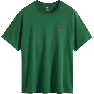 T-Shirt LEVI'S PLUS "LE BIG ORIGINAL HM TEE", Herren, Gr. 3XL (68/70), eden, Jersey, Obermaterial: 100% Baumwolle, unifarben, regular fit normal, Rundhals, Shirts T-Shirt, mit Logo Stickerei