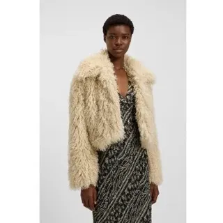 BOSS für Damen. 50547960 Cefura beige Jacke (36), Lässig, Polyester