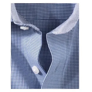 Businesshemd OLYMP "Luxor modern fit", Herren, Gr. 39, N-Gr, blau (royal), Web, Obermaterial: 100% Baumwolle, Hemden Businesshemd