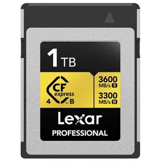 Lexar CFExpress Professional Type B 4.0 Gold - 3600MB/s - Retourenware ohne Verpackung  1 TB