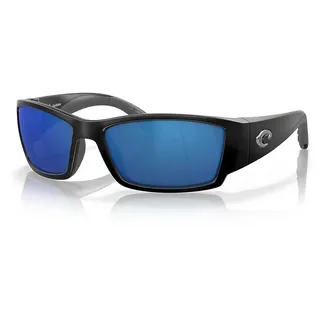 Costa Corbina Verspiegelte Polarisierte Sonnenbrille - Matte Black - Blue Mirror 580P/CAT3