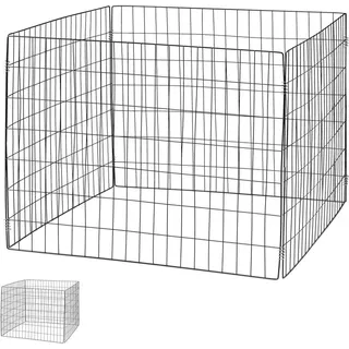 Relaxdays 2xKOMPOSTER , Metall , 560 L , Quadratisch , 90x70x90 cm , Gartenzubehör, Gartenpflege, Gartengeräte