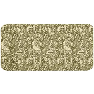 OnlyWow Badematte Abstrakt - Marmor - Grün Badezimmerteppich 120x60 cm , Dunkelgrün , Textil , Füllung: Polyurethan (Pur) , Rechteckig , 120x60 cm , Heimtextilien, Badtextilien, Badematten