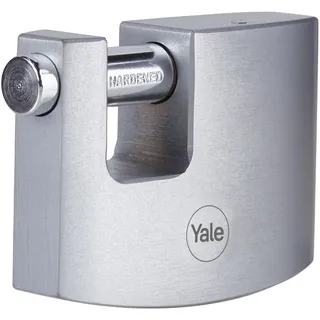 Yale Vorhängeschloss, Y124B/60/110/1, Vorhängeschloss 60 mm, Silber Schlüsselschloss
