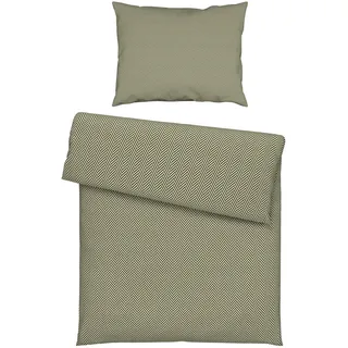 Novel Bettwäsche , Grün , Textil , Uni , 140x200 cm , atmungsaktiv, hautfreundlich, angenehm wärmend , Heimtextilien, Bettwäsche & Leintücher, Bettwäsche, Flanell-Bettwäsche
