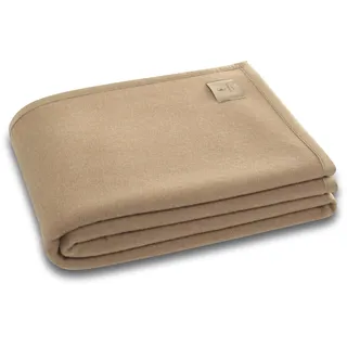 Biederlack »Cammello« mit Schurwolle und Kamelhaar, braun