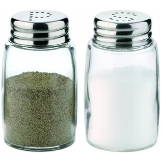 Tescoma Salz-und Pfefferstreuer glatt Classic Silber unbefüllt