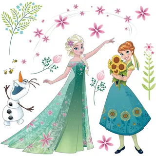 KOMAR Fenstersticker Frozen Flower 31 cm x 31 cm