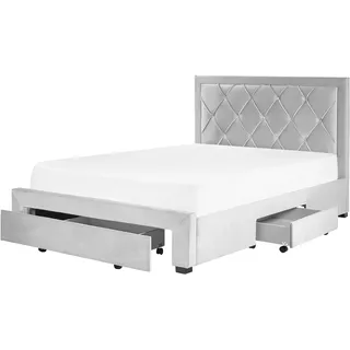 Beliani Lievin 140 x 200 cm Grau