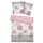Ornament Rosa/Grau 200 x 200 cm 2 x 80 x 80 cm