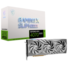 Bild von GeForce RTX 4070 SUPER 12G Gaming X Slim White, 12GB GDDR6X, HDMI, 3x DP (V513-632R)