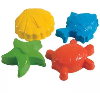 Sandkasten-Formenset - Meerestiere, 4-teiliges Set