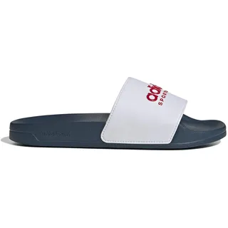 Shower Adilette Cloud White / Better Scarlet / Team Navy Blue 42