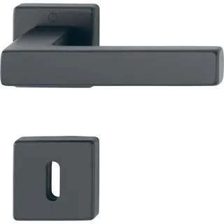 HOPPE Austin auf Rosette BB Aluminium schwarz