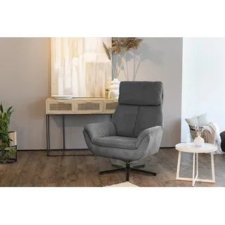 die planbar Relaxsessel MP-RS20079 Polyester 79 x 108 x 89 cm schwarz drehbar, Wippfunktion