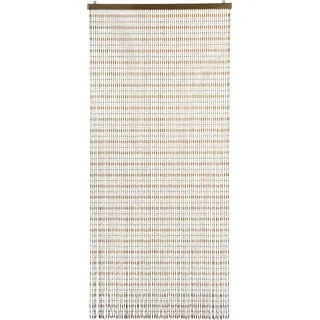 Türvorhang LOCKER "AMBER", braun, B:90cm H:200cm, Obermaterial: 100% Kunststoff, Gardinen, Türvorhang