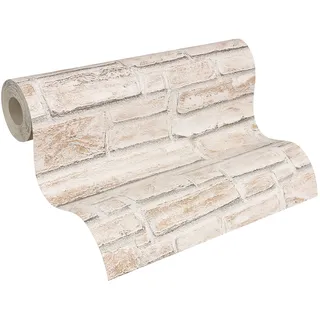 A.S. Creations Steintapete Beige Papiertapete 662125 6621-25