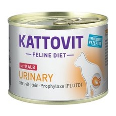 24x185g Vițel Urinary Conserve Kattovit hrană umedă pisici