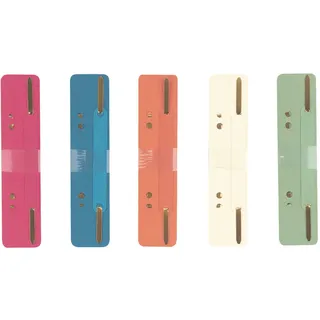 Herlitz Heftstreifen Karton 3,4 x 15 cm, 10 Stück, farbig sortiert
