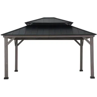 Pavillon , Holz , Zeder , 450x320x390 cm , Sonnenschutz, Pavillons