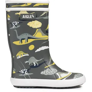Aigle Lolly Pop Play 2 Gummistiefel Mehrfarbig Dino 24