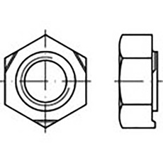 Bild von TO-6857439 Sechskant-Schweißmuttern M3 DIN 929 Stahl 1000St.