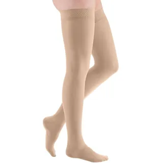 mediven elegance Ccl2 AG Schenkelstrümpfe kurz (62-71 cm) Flächenhaftband Rose 1 St