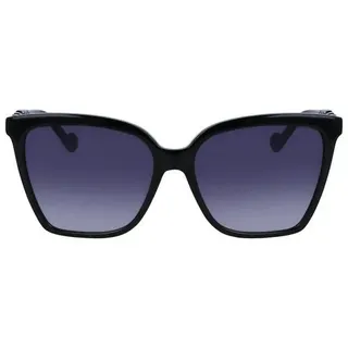 Liu•Jo LIU JO SCHWARZE DAMEN-SONNENBRILLE : Farbe - Schwarz, Größe - UNI Größe: UNI Farbe: Schwarz - Dunkelblau, Schwarz