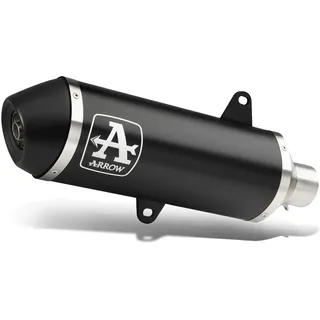 ARROW Urban Aluminium Dark With Dark End Cap Honda Pcx 125 ́21 Homologated ALUMINUM DARK SILENCER