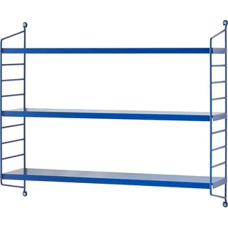 [en.casa] Modulares Wandregal Strängnäs 3er Set Blau