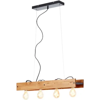 Brilliant Pendelleuchte Calandra 75 cm breit Schwarz-holz