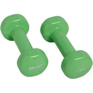 Donic Schildkröt Schildkröt Vinyl Hantel Set 2 x 1,0 kg grün