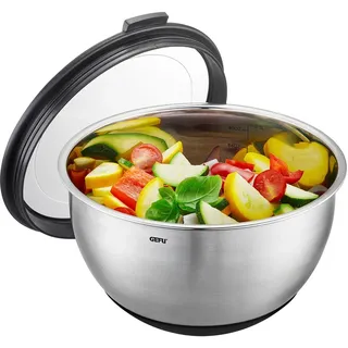 GEFU MUOVO Servierschüssel Silber 23 cm