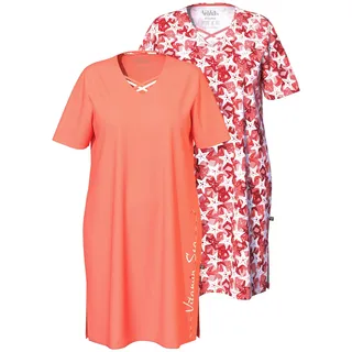 Ulla Popken Damen große Größen Übergrößen Plus Size 2 pcs Bigshirts, Starfish