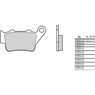 Brembo 07bb02cc Bremsbeläge - Black - One Size