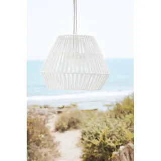 LED Akku Hängelampe dimmbar Weiß IP54 3000 k Terrasse 40 cm Pendelleuchte Garten